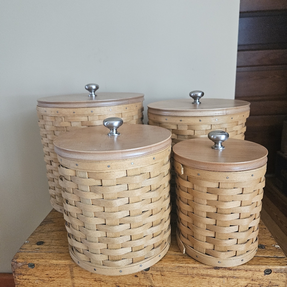 Longaberger canister set